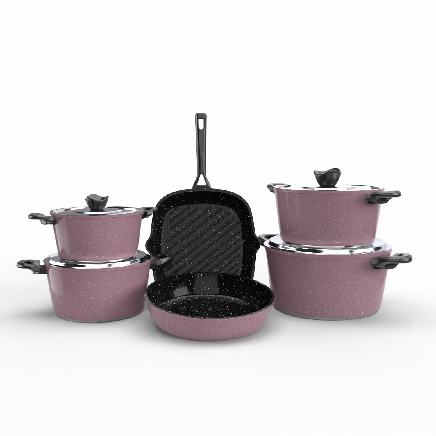 Nuvira Pro 10-Piece Granite Cookware Set